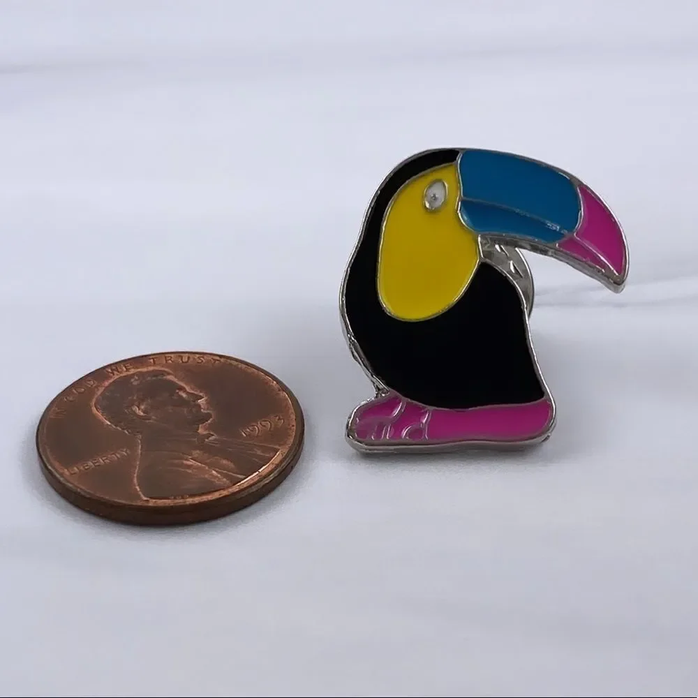 Tropical Toucan Enamel Pin/ Brooch